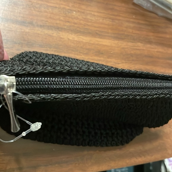 Crochet black small bag NWOT - Picture 4 of 5